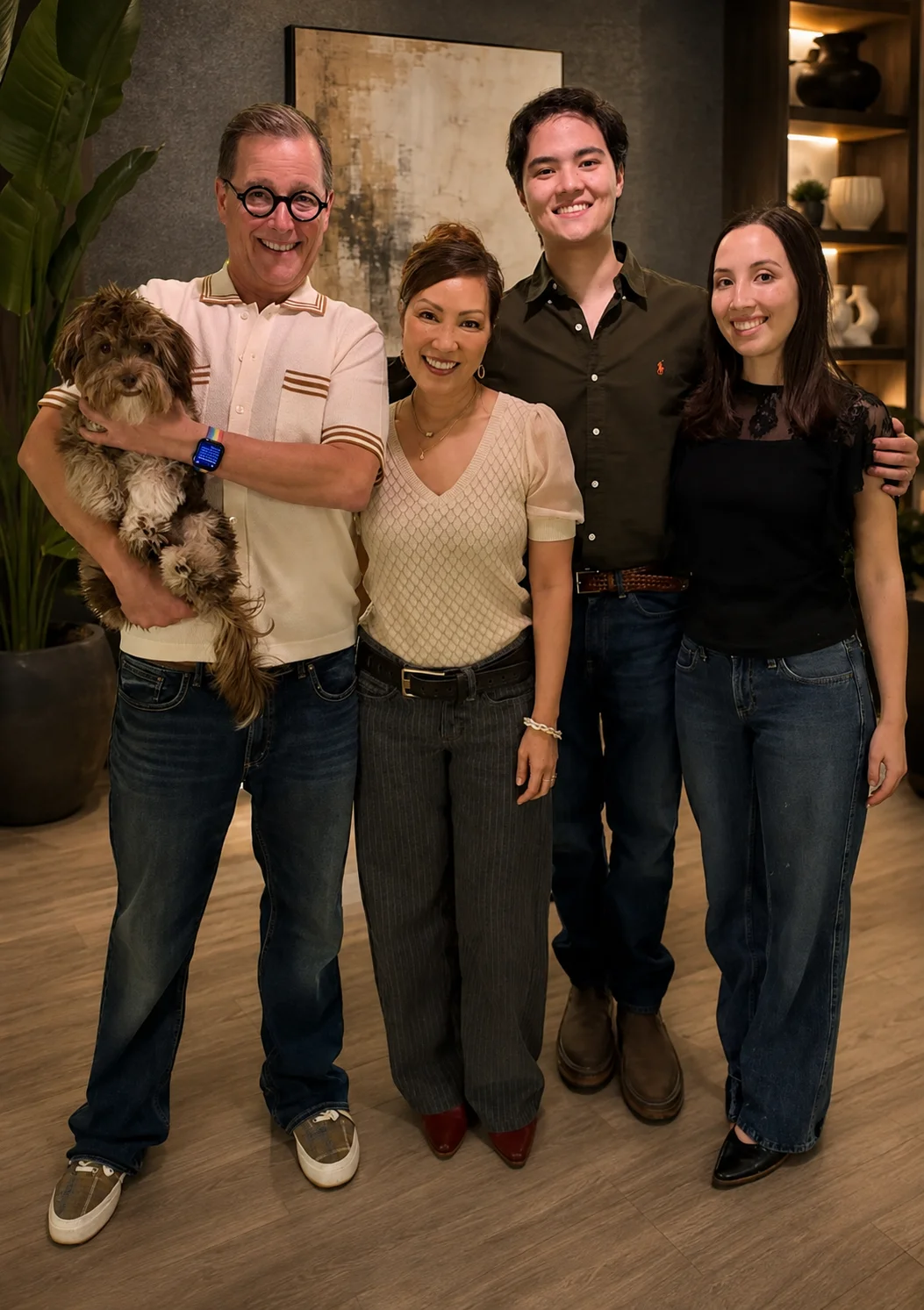 Dr. Jean Chang-Lowe with her family
