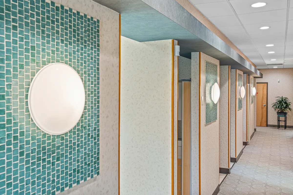 Hallway inside the office
